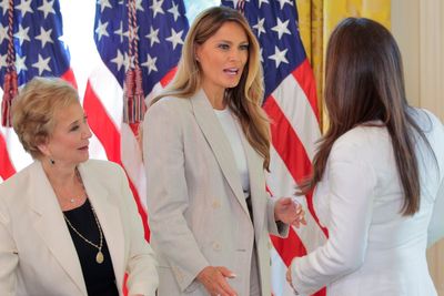 ‘The robots are here’: Melania Trump makes rare appearance to hail AI progress at White House task force meeting