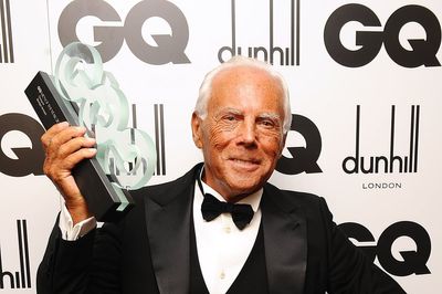 Ralph Lauren and Morgan Freeman among stars to pay tribute to Giorgio Armani
