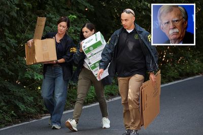 DOJ reveals items taken from John Bolton’s house during FBI raid including folders labeled ‘Trump I-IV’