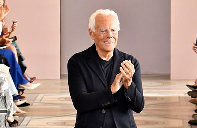 Leonardo DiCaprio hails 'genius' Giorgio Armani
