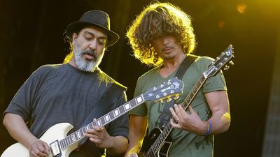 “Jeff Ament said, ‘Could you imagine tuning the guitar to all Es? Wouldn't that be crazy? That'd be dumb’”: Kim Thayil on the time Chris Cornell tuned all his guitar strings to E – and the Soundgarden song that came from it