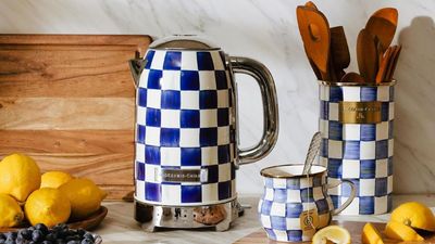 Wait, MacKenzie-Childs just released two brand new kitchen appliances in its iconic checkerboard print – here's everything you need to know