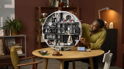 The Lego Star Wars Death Star is so huge it makes the Millennium Falcon look like a speeder bike