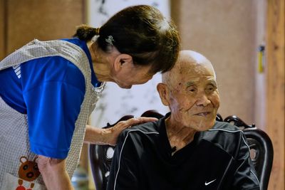 Japanese man becomes oldest to climb Mount Fuji – with help from his 70-year-old daughter