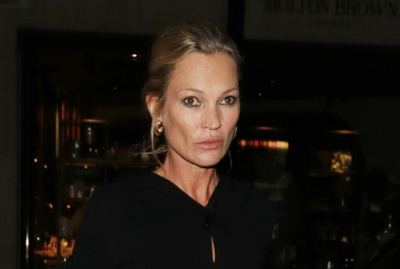 Kate Moss signals start of autumn with chic look at London party with Sienna Miller and Mel C