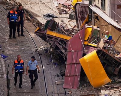 Three Britons among 16 people killed in Lisbon funicular crash, police confirm
