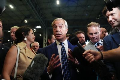 Watch live: Farage addresses Reform UK party conference after Rayner resigns