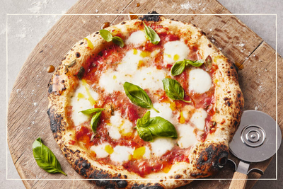 Pizzas that rival your favourite takeaway - master the technique from scratch with 4 irresistible recipes featuring n'duja and olive tapenade