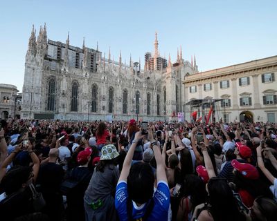 ‘Living the dream’: Hamilton savours first Italian GP in Ferrari colours