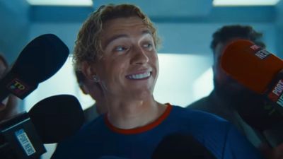 Tom Holland Rocked Blonde Hair While Being A Footballer In His Lego Ad, And I Can't Get Over The Ted Lasso Character Fans Keep Comparing Him To