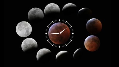 What time is today's blood moon total lunar eclipse?
