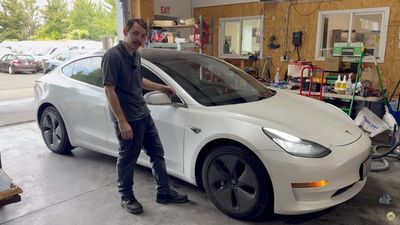 'Bit Of An Upgrade': This Tesla Had A Dead Battery. Then This Mechanic Swapped In A Better One