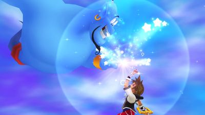 Silksong release pushes Kingdom Hearts 4 fandom over the edge after 3 years with few updates, leaving fans to invent their own form of silkposting fueled by Genie memes and nonsense