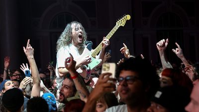 “I had some guitars stolen. Fender heard about it because we were trying to find them. They sorted us out”: How a guitar that went missing led IDLES' Lee Kiernan to his now-famed pink Mustang