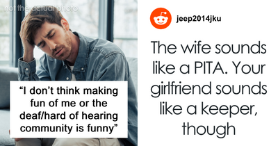 Deaf Man’s Girlfriend Helps Translate Rude Comments He Can’t Hear, He Cuts Off Friend And His Wife