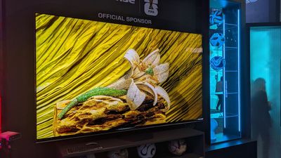 I saw the first RGB TV that you'll be able to buy at a remotely realistic size, and it's a real OLED rival