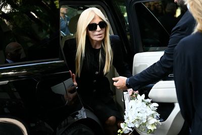 Donatella Versace among mourners paying respects as Giorgio Armani lies in state