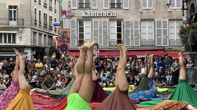 Brazilian artist’s ‘human forest’ brings environmental message to Lyon Biennale