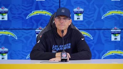 Jim Harbaugh Shouldered the Blame for Omarion Hampton’s Clock Management Blunder