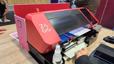 At IFA 2025, you can order a custom Zagg screen protector like a coffee
