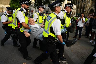 Police condemn ‘intolerable abuse against officers’ at Palestine Action protest