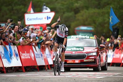 Marc Soler wins Vuelta a España stage 14 from breakaway as Joao Almeida and Jonas Vingegaard deadlocked once more