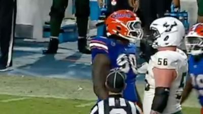 South Florida Upsets No. 13 Florida After Ill-Timed Penalty for Spitting