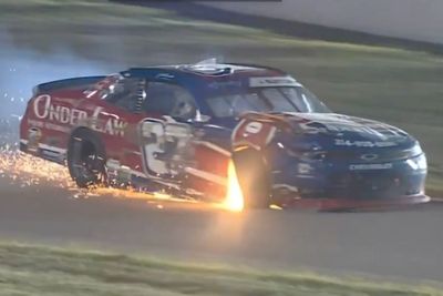 Jeb Burton's NASCAR Xfinity playoff hopes end in a big crash at Gateway