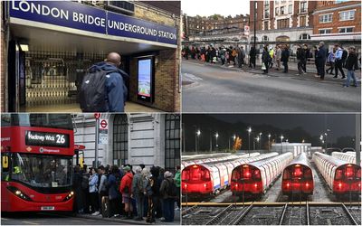 Tube strike latest LIVE: London Underground wiped out as RMT walkout brings day of misery for commuters
