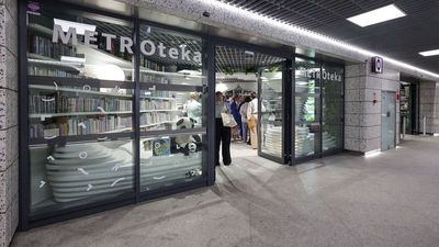 Warsaw opens the 'Metroteka' - an innovative library housed in a metro station