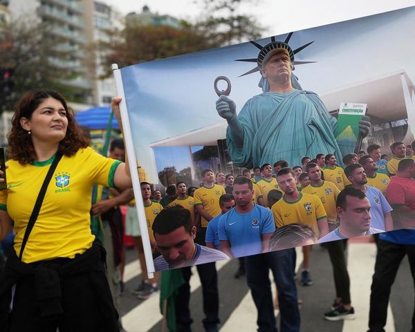 ‘He’s our last resort’: Bolsonaro supporters beg Trump to intervene in ex-president’s coup trial