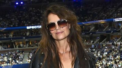 Katie Holmes is already carrying the must-have Marni bag of the season before it's even available to buy