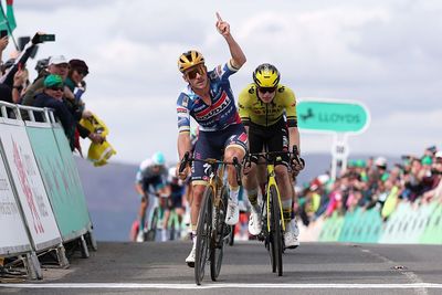 Remco Evenepoel fined after Tour of Britain stage victory for 'improper conduct'