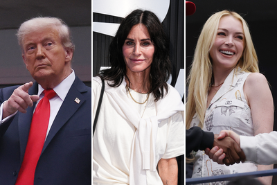 Who’s in attendance for the US Open men’s final? From Trump’s MAGA entourage to Lindsay Lohan and Courteney Cox