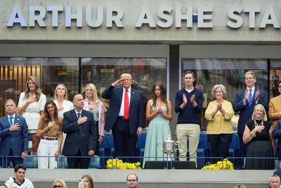 Donald Trump met with loud boos after causing delay at US Open