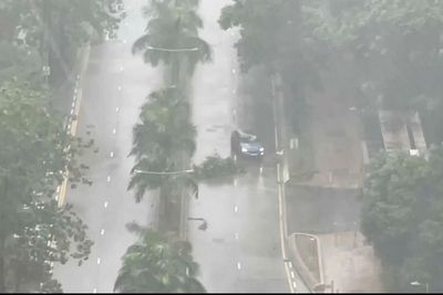 Tropical Storm Tapah makes landfall in southern China, forcing evacuations and school closures