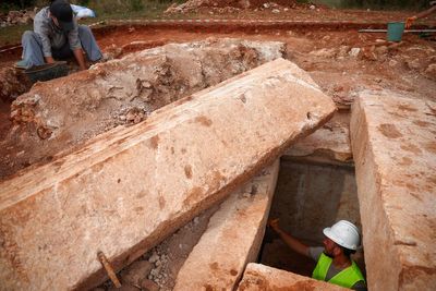 Archaeologists discover first-of-its-kind ancient Roman tomb in Albania