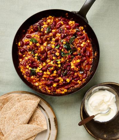 Meera Sodha’s recipe for kidney bean and sweetcorn curry