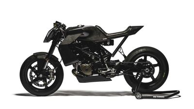 This Custom Husqvarna Motorcycle Belonged To an F1 Star, and Just Sold For $18k