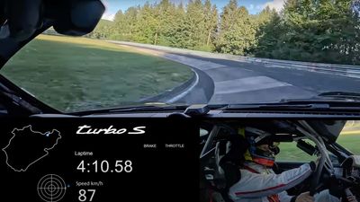 Watch the Hybrid Porsche 911 Turbo S Rip Around the Nürburgring