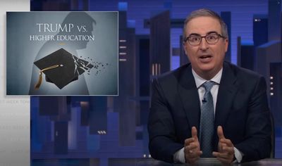 John Oliver on Trump’s attack on higher education: ‘No capitulation will be enough’