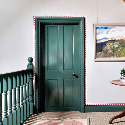 Three hacks designers use to make a hallway door look more expensive –and they each cost less than £20