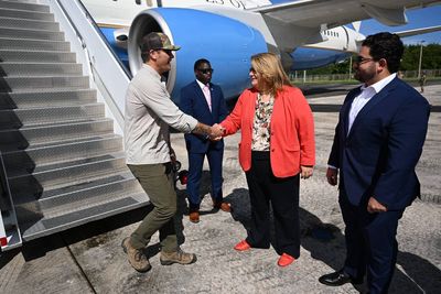 The governor of Puerto Rico, Jenniffer González welcomed Secretary of Defense Pete Hegseth and Air Force General Dan Caine