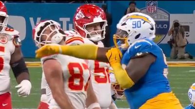 Chiefs’ Andy Reid Confused Why Chargers DT Wasn’t Ejected for Slapping Travis Kelce