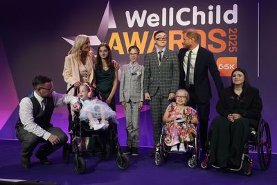 Duke of Sussex pays tribute to youngsters recognised by charity WellChild