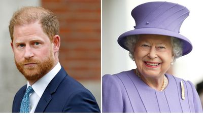 Prince Harry makes unexpected appearance as he pays tribute to Queen Elizabeth on first day of UK visit