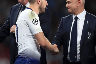 Harry Kane reacts to Daniel Levy’s Tottenham departure after tension over transfer saga