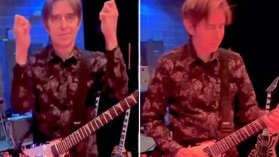 “One of my favorite moments”: That time Eric Johnson shredded a custom Dean V – which had been built for Dave Mustaine to use on the Experience Hendrix tour