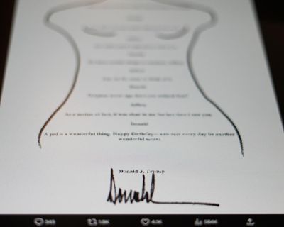Trump news at a glance: Epstein case haunts Trump as alleged birthday letter released