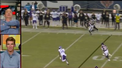 Peyton Manning Saw J.J. McCarthy’s Pick-Six Coming From a Mile Away